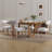 Solid Wood Dining Table Set Farmhouse Extendable Dining Table And Upholstered Chair For Dining Room/Kitchen-110843347-110843352-110843350