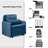  87'L 3-In-1 Convertible Chair Linen Sleeper with Adjustable Backrest and Storage Bag Set Of 2-2002382894