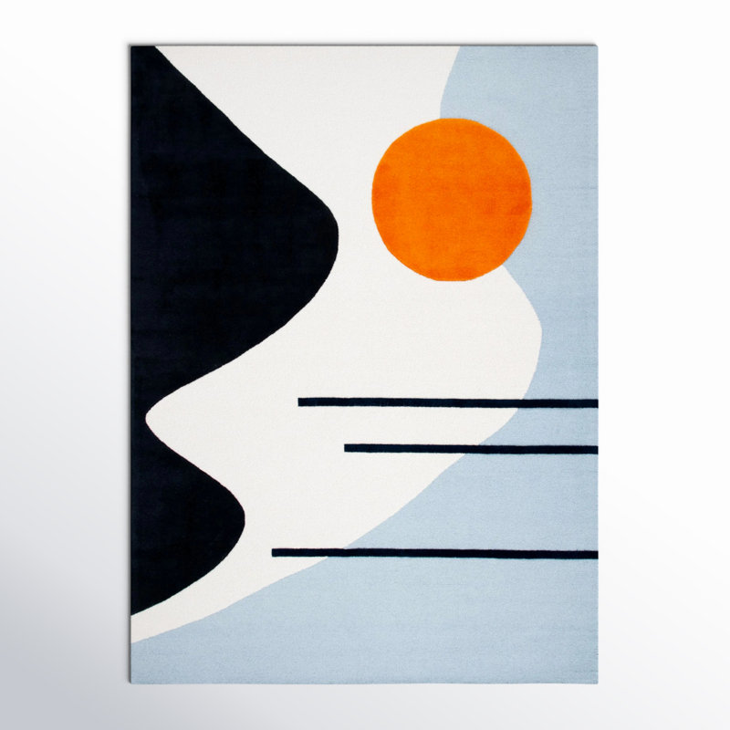 Felipe Wool Abstract Indoor Rug, Rectangle 11' x 15'