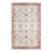 Demarquis Machine Woven Polyester Oriental Ivory/ Red Area Rug-1591918140