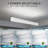 4FT Dimmable LED Shop Light Color Tempreture Selectable Suspended Lighting for Office