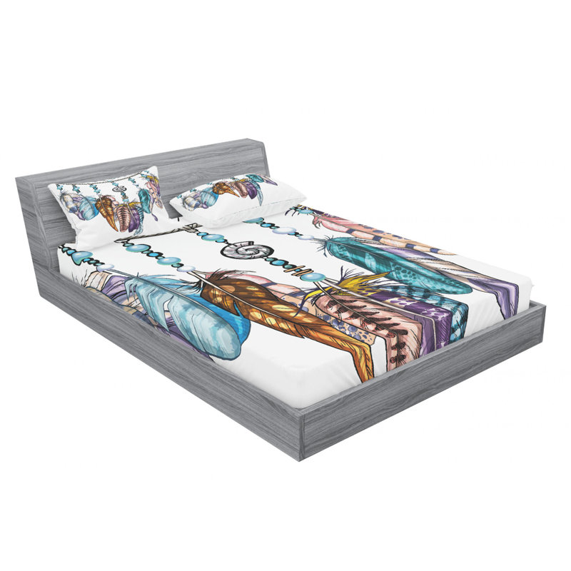 Microfiber Sheet Set, Full Sheet Set with Fitted Sheet