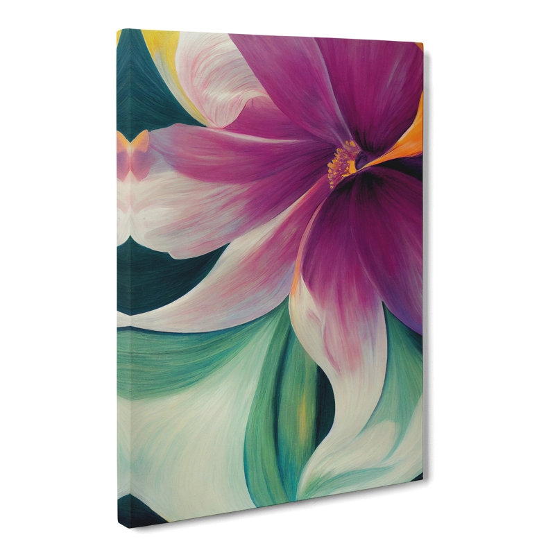 Chriz Iris Flower Dreams - Wrapped Canvas, 76cm H x 50cm W x 3cm D