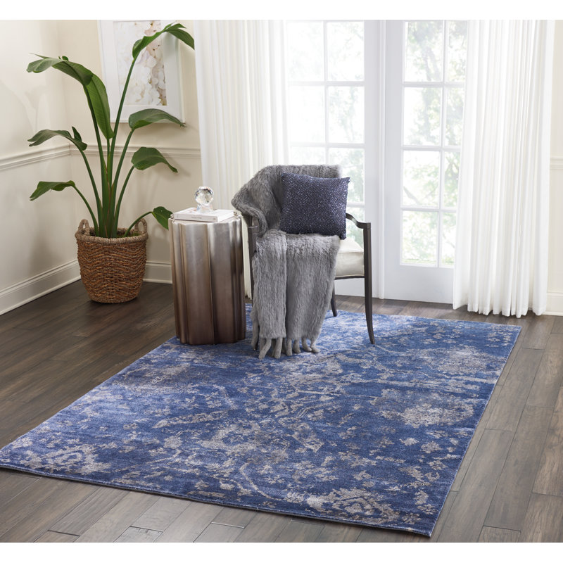 Tapis noué à la main Culbreth, Rectangle 5 pi 6 po x 7 pi 6 po