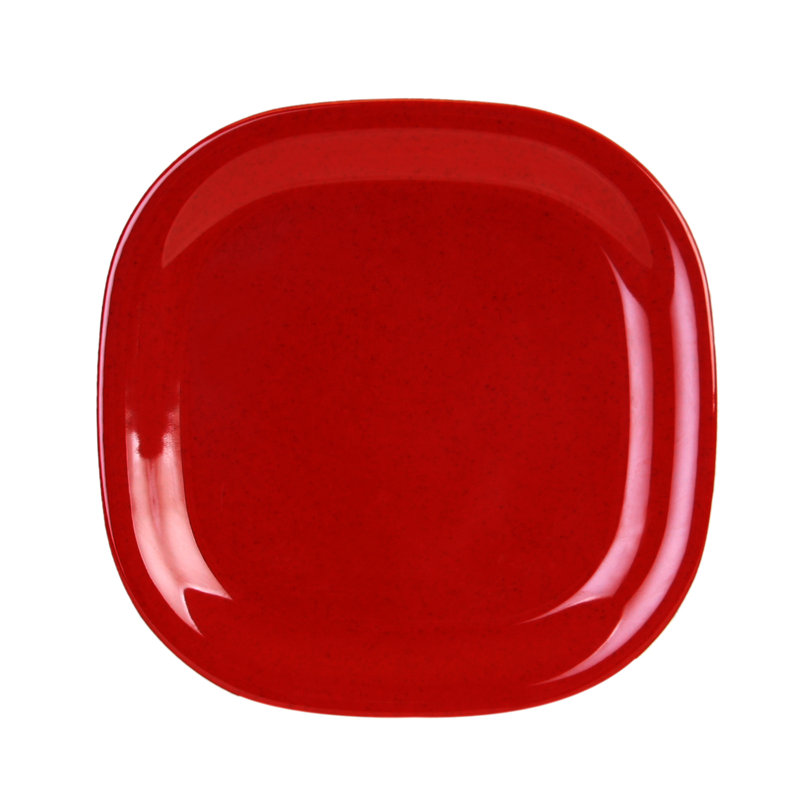 Assiette plate 11 po mélamine Willsboro, Rouge