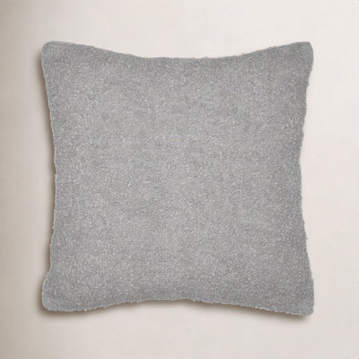 Boucle Mid-Century Modern Woven Throw Pillow Cover