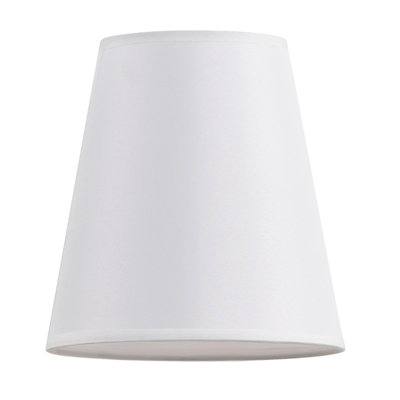 6.5'' H X 6.3'' W White Fabric Empire Light Shade