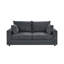 Canapé rembourré 2 places avec coussins de dossier amovibles Modern Minimalist-138026259
