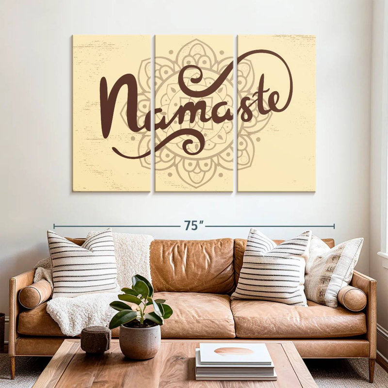 Tergel Namaste Mandala, 42" H x 65" W
