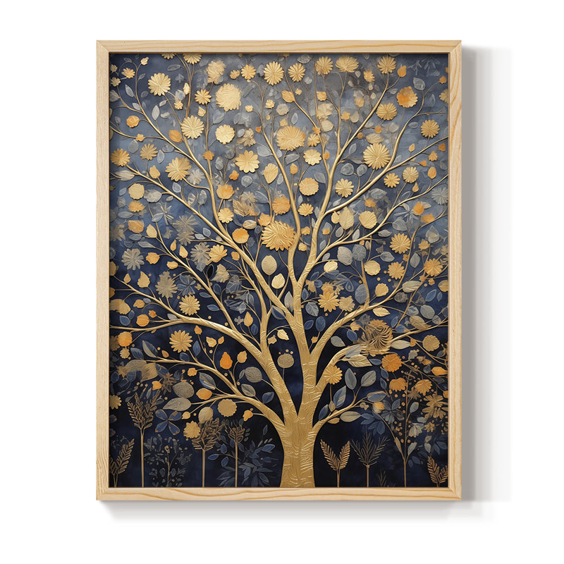«LANDSCAPES Series CCL III», reproduction encadrée - bois massif, H 11 po x l 9 po, Naturel