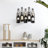 Knolan 5 Bottle Wall Mounted Wine Bottle Rack in Bronze