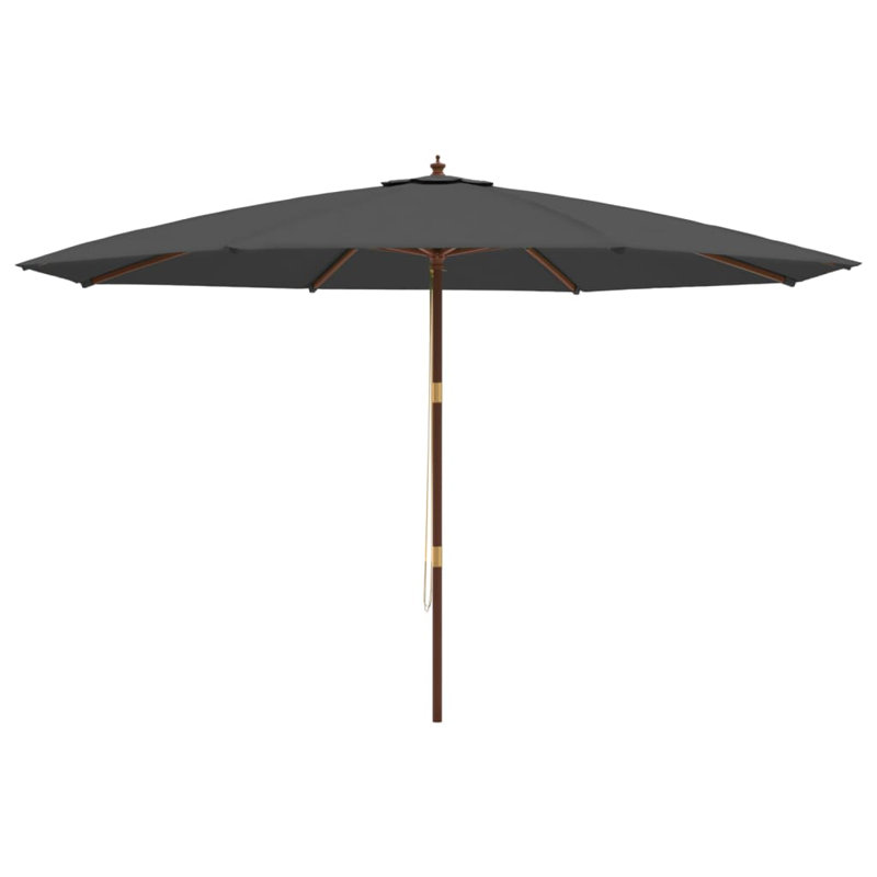 Aslyn Market Parasol, Anthracite, 273cm H x 400cm W x 400cm D