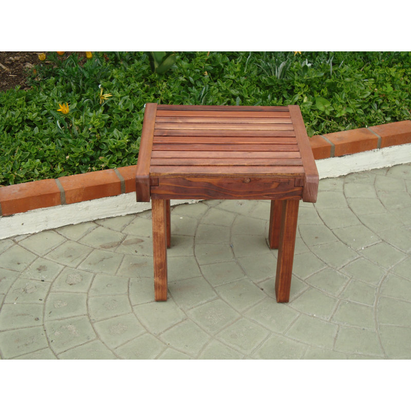 Varda Square Outdoor Side Table , 20'' in. W 20'' in. D, Clear
