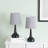 Riorita Pair of Chrome Touch Table Lamps with Fabric Shade and LED Bulbs-934045540-934045537-934045549