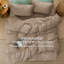  Ensemble de literie pour très grand lit avec drap-housse - Ensemble de literie extra doux en coton prélavé 4 pièces-109972613-106246515