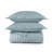 French Linen Channel Stitch Quilt & Sham Set - King/Cal King - Matcha-112305861-112305856