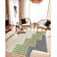 Tapis de salon lavable à la machine Melnick 7703 - 5 x 8 (5 pi 2 po x 7 pi 5 po), gris