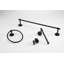 Barre à serviettes Piper Collection - noir mat 20 po x 2 po - Accessoire de salle de bain moderne Mid-Century-110739069-110874538