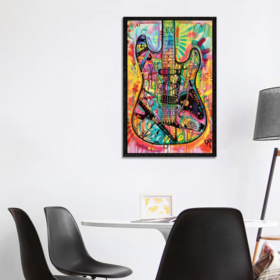 Guitar by Dean Russo - Print on Canvas