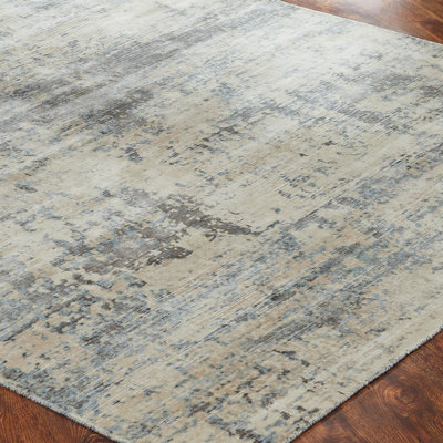 Viscose Abstract Indoor Rug