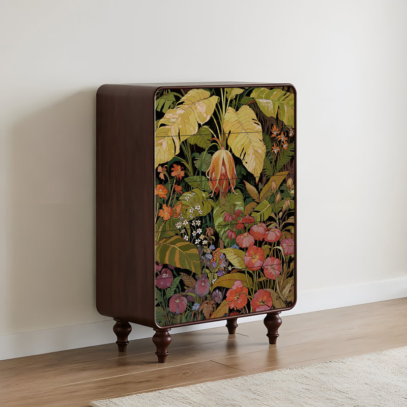 Armoire de rangement luxueuse de style français