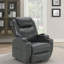 Fauteuil inclinable gris anthracite avec massage Rexford