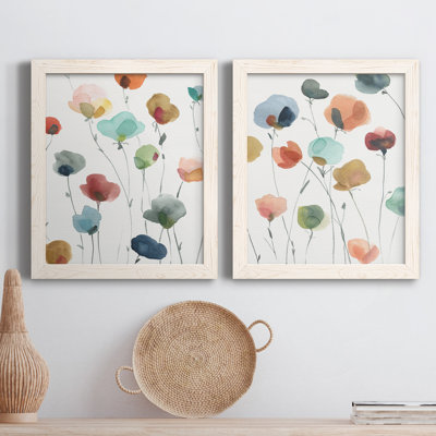 " Lollipop Garden I " 2 - Pieces Painting Print