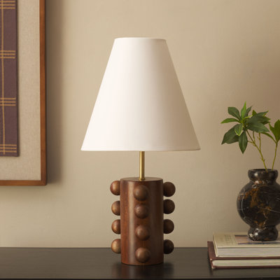 Lampe de table en bois 22 po Millie