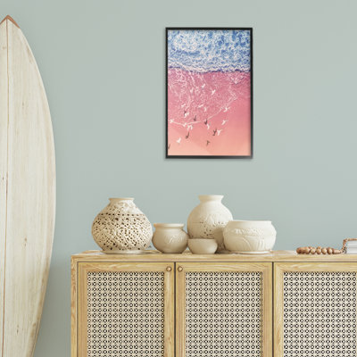 Giclée aérienne sur la plage, estampe numérique par Nataly White