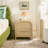 Modern Curved 2 Drawer Nightstand, Set Of 2-909719084
