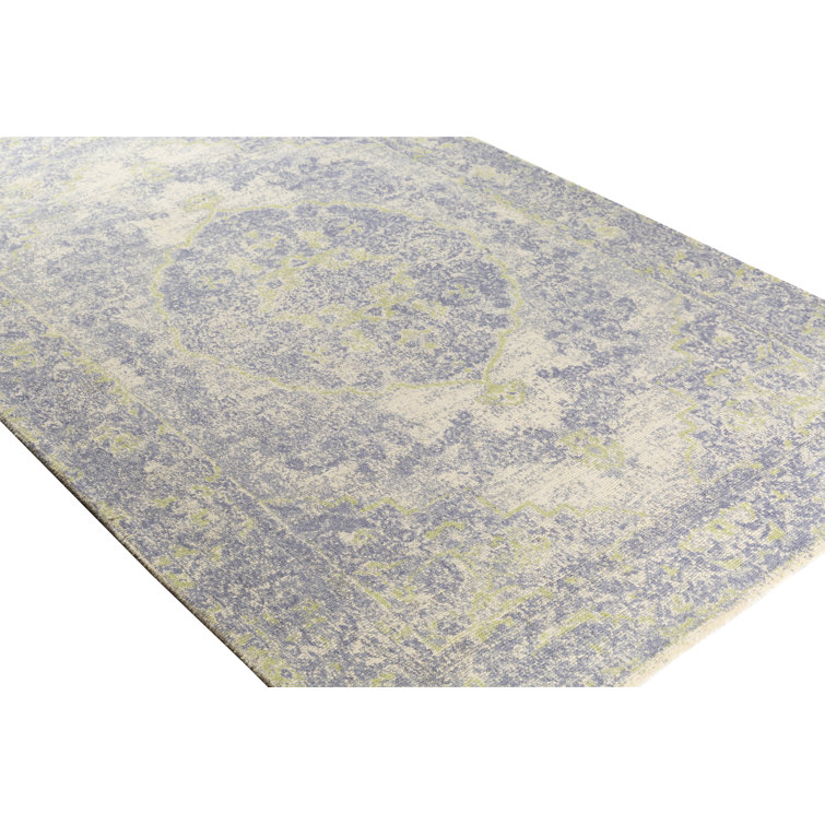Tapis neutre / bleu Rapheale