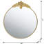 Grand miroir mural rond rond 36 po x 41 po