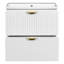 Armoire de salle de bain murale 24 po x 18 po x 23 po x 24 po avec 2 tiroirs