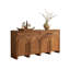 Buffet et vestibule en bois de frêne vintage 62,99 "avec arche