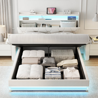 Base de lit avec rangement Lift Up