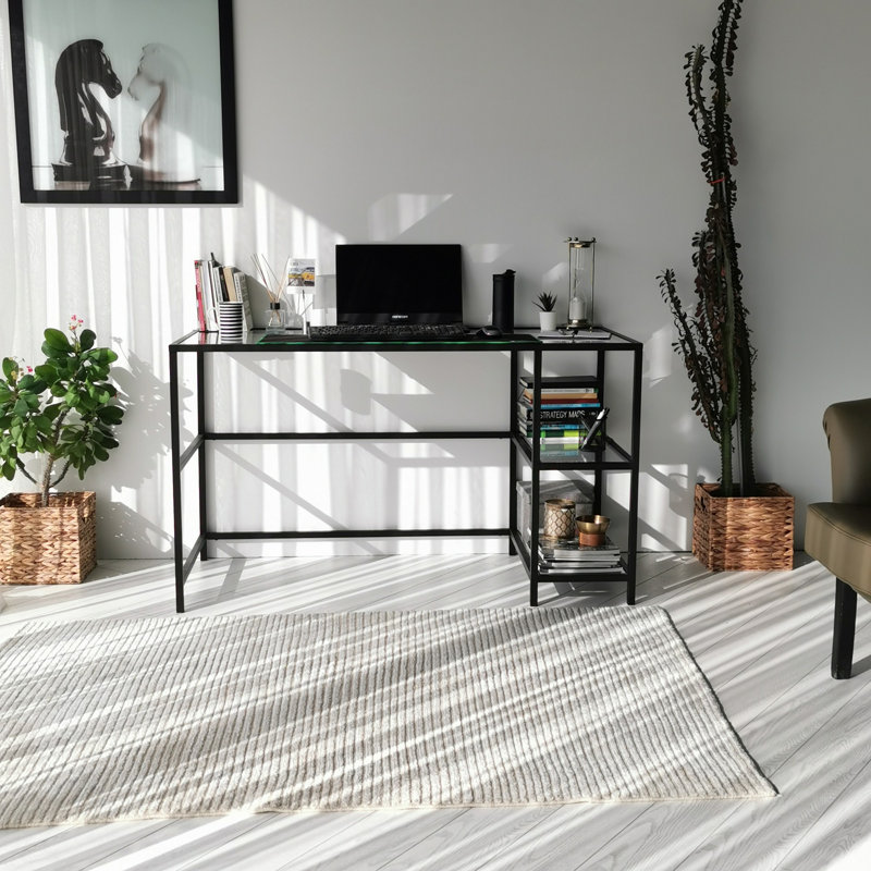Cyprio Computer Desk, Black