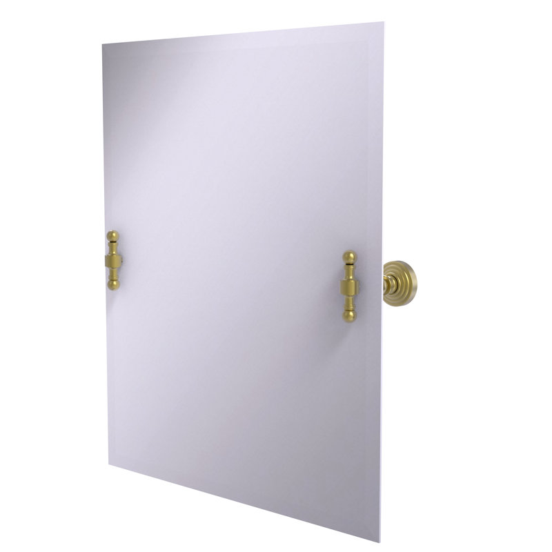 Miroir d’appoint rectangulaire à inclinaison Marchmont, Laiton satiné