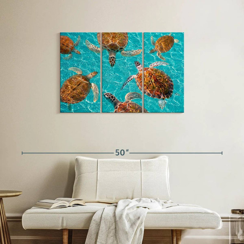 Brampt Turtles, 24" H x 38" W