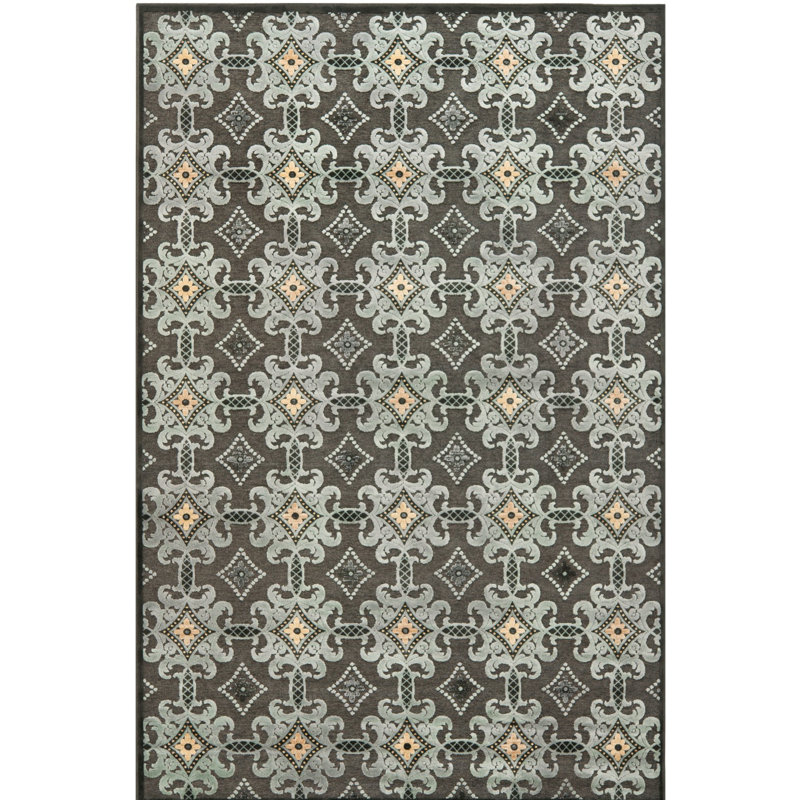 Martha Stewart Viscose Ikat Rug, Rectangle 3'3" x 5'3"
