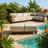 Patio Ottomans For Conversation Sofa Set (Set of 2)