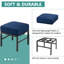 Repose-pieds d'extérieur avec coussin Arusha-858672458-854851012