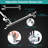 12'' Rainfall Shower Head Combo: 9-Setting Handheld & 8'' Square Rain Head