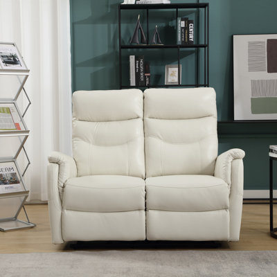Halkuji 3 - Piece Genuine Leather Modern Upholstered Living Room