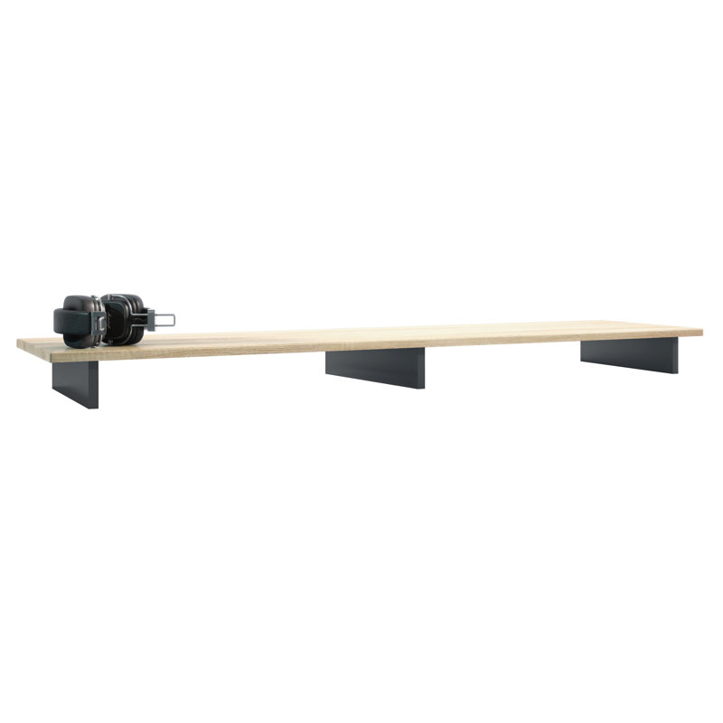 Mccready Extra Shelving, Black (matt)/Oak