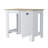 Lander Kitchen Island with Single Door and Lower Open Shelf