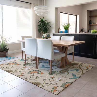 Tapis intérieur / extérieur Conness avec envers antidérapant