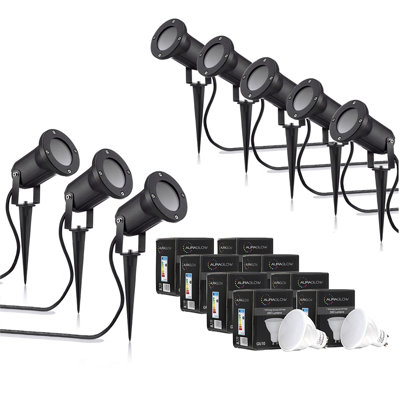 Funderburg Black Metal Metal Pathway Light Pack