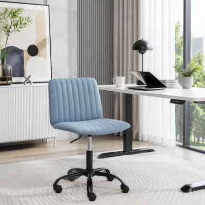 Chaise de bureau pivotante en tissu respirant