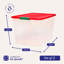 Bac de rangement en plastique avec couvercle verrouillable Homz Holiday-97214404