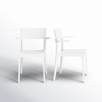 Jeffrey Stacking Patio Dining Armchair